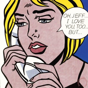 Oh, Jeff... I Love You Too, But... (1964) by Roy Lichtenstein