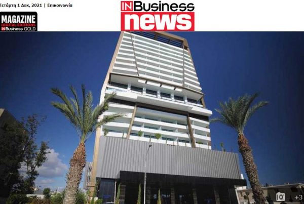 inbusinessnews, the icon, limassol, high-rise building, entrance